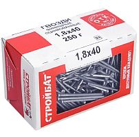 Гвозди финишные оцинкованные Стройбат 1,8х40 (0,25 кг)  картинка